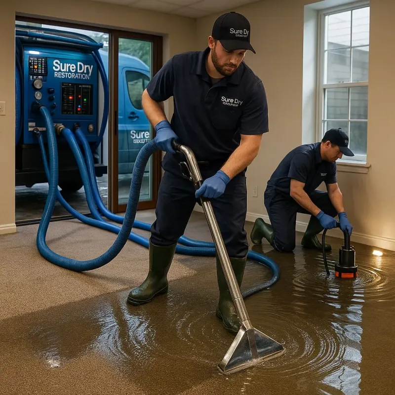 Water Extraction and Removal process in Kilgore, TX